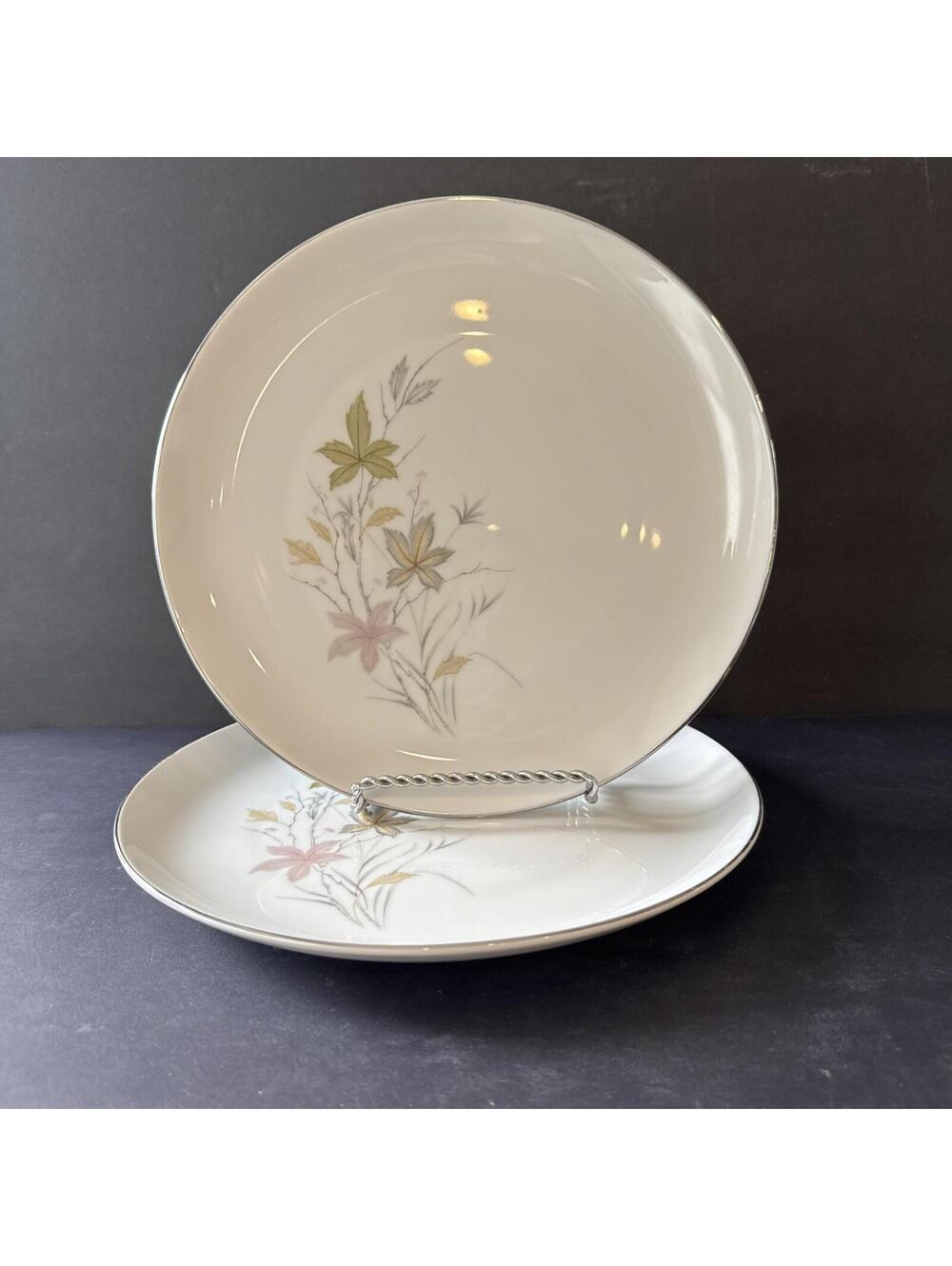 VTG Set Of 2 ROYAL M by MITA Sierra China Dinner Plates 10.5” Wide